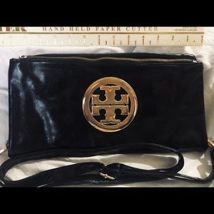 TB black crossbody handbag